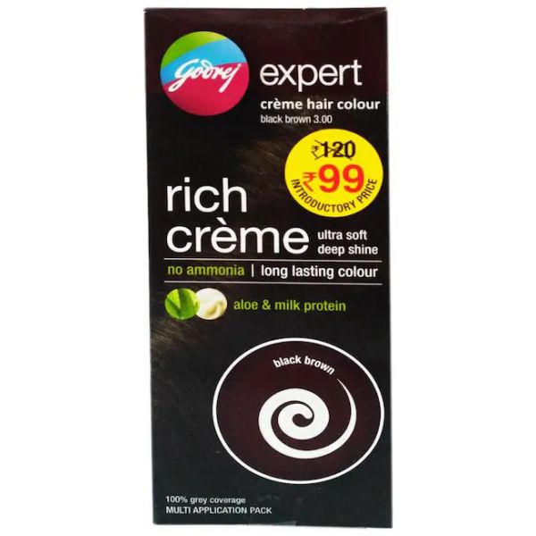 Buy Godrej Expert Rich Creme Hair Colour, Natural Black 80 g+ 80 ml (Pack  of 4) Online at Best Prices in India - JioMart.