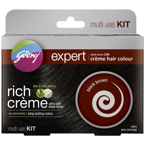 GODREJ Expert Rich Crème Herbal Hair Dye-Choose Color  Black/Burgundy/Brown-vs | eBay