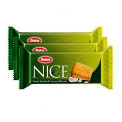Dukes Nice Sugar Sprinkled Coconut Biscuits Combo - 3pcs packet - 150g x 3 = 450g