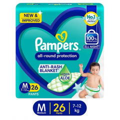 PAMPERS ALL-ROUND PROTECTION M 26 PANTS