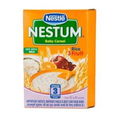 Nestle Nestum Fortified Baby Cereal Rice Fruits (Stage 3) 300g
