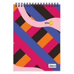 Youva Spiral A5 Size Writing Pad (160 Pages)