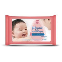 Johnson's Baby Skin Care Wet Wipes 10N