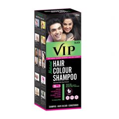 VIP HAIR COLOUR SHAMPOO BLACK 180ML