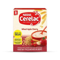 Nestle Cerelac Wheat Apple Cherry (From 8 Months) 300g