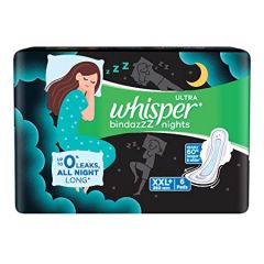 WHISPER BINDAZZ NIGHTS XXL+6NOS WITH WINGS