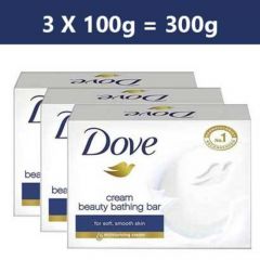 Dove Cream Soap 100g - Pack of 3