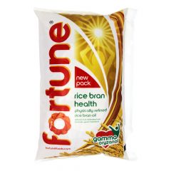Fortune Refined Rice Bran Oil Pouch 1ltr