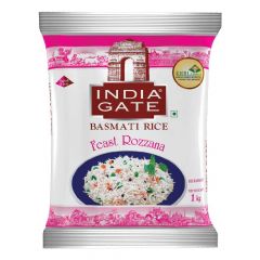 India Gate Basmati Rice Feast Rozzana - 1kg
