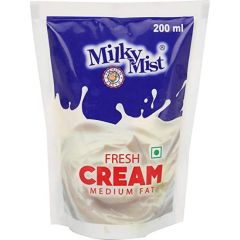 Milky Mist Fresh Cream Medium Fat 200ml