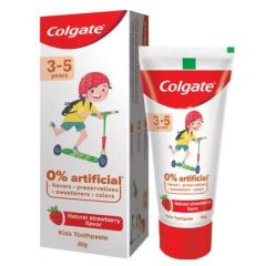COLGATE KIDS 3-5YEARS NATURAL STRAWBERRY TOOTHPASTE 80G