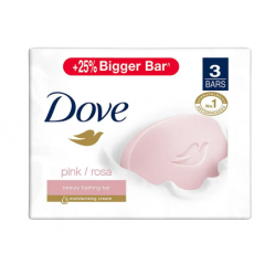 DOVE PINK/ROSA BEAUTY BATHING BAR 3X125G
