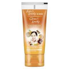 Glow & Lovely Ayurvedic Care Face Wash Natural Healthy Glowing Skin, 50 g