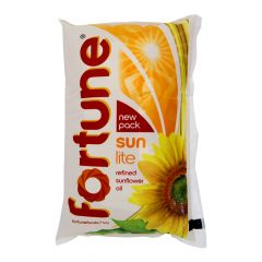 Fortune Refined Sunflower Oil 1L Pouch