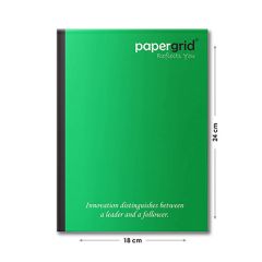 Papergrid King Size Ruled Notebook 24x18cm (160 Pages)