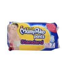 Mamy Poko Pants Baby Diapers - XL, 7 Pieces